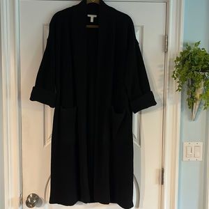 Eileen Fisher Merino Wool Boucle Duster Sweater/Coat